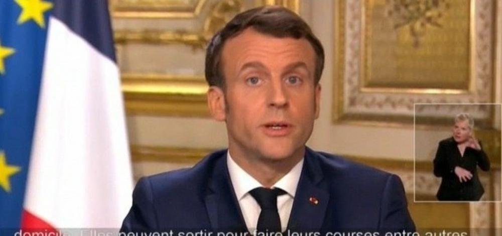 Macron estende quarentena na França até maio