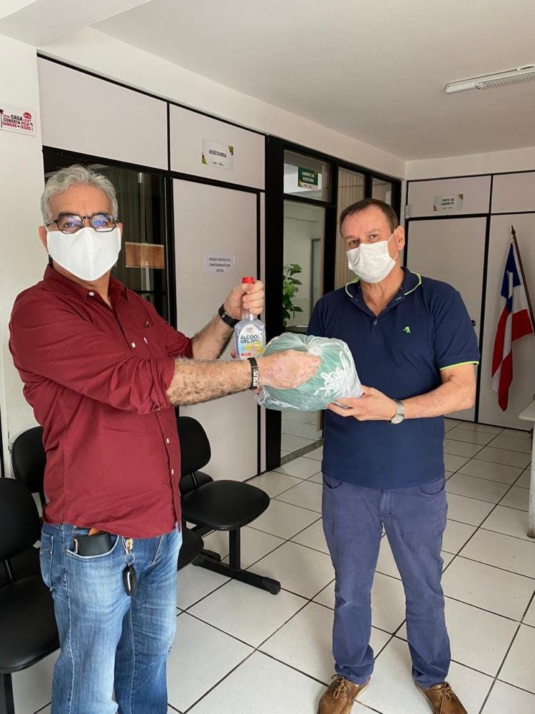 Com interlocução do deputado Zé Neto, Estado fornece máscaras e álcool em gel em Feira para distribuição com apoio município