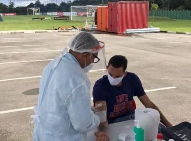 Jogadores do Bahia começam a fazer testes de Covid-19 na Cidade Tricolor