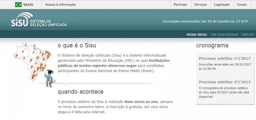 MEC abre amanhã consulta para vagas no Sisu