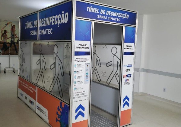 Túneis de desinfecção são implantados nas cidades de Itabuna e Juazeiro