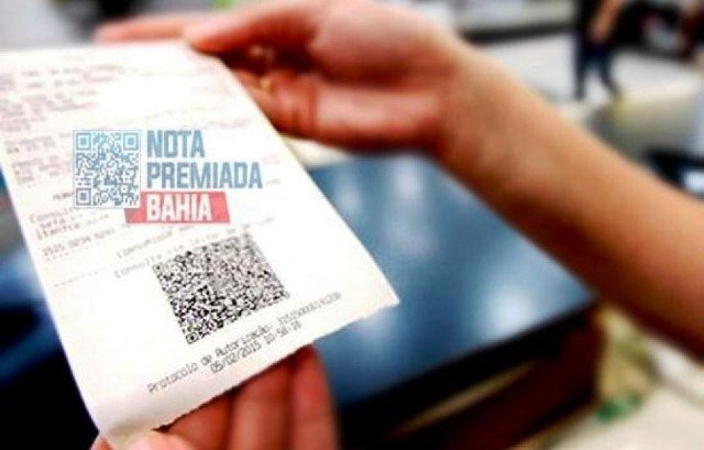 Sorteio de agosto da Nota Premiada Bahia vai distribuir R$ 1 milhão