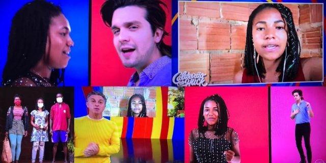 Estudante quilombola de Campo Formoso é homenageada pelo cantor Luan Santana no Caldeirão do Huck