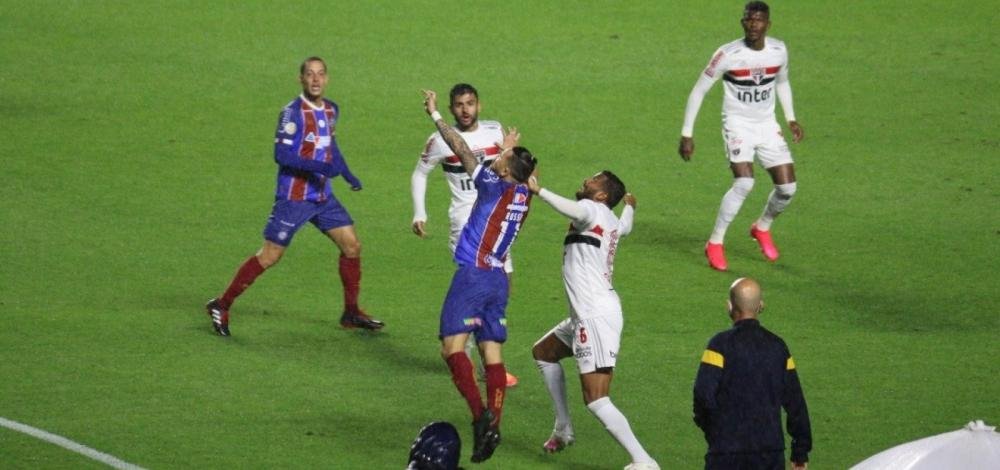 Bahia empata com o São Paulo fora de casa em 1 a 1