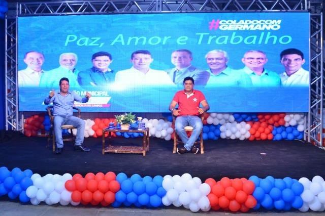Convenção oficializa chapa de Carlos Germano e Cacau Do Vale em São Gonçalo dos Campos