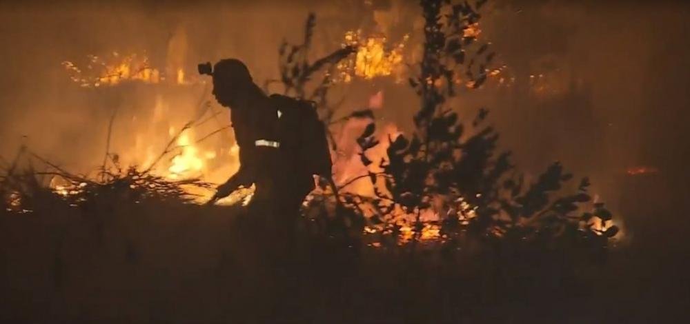 Abrigo provisório é instalado na Chapada Diamantina para bombeiros e brigadistas
