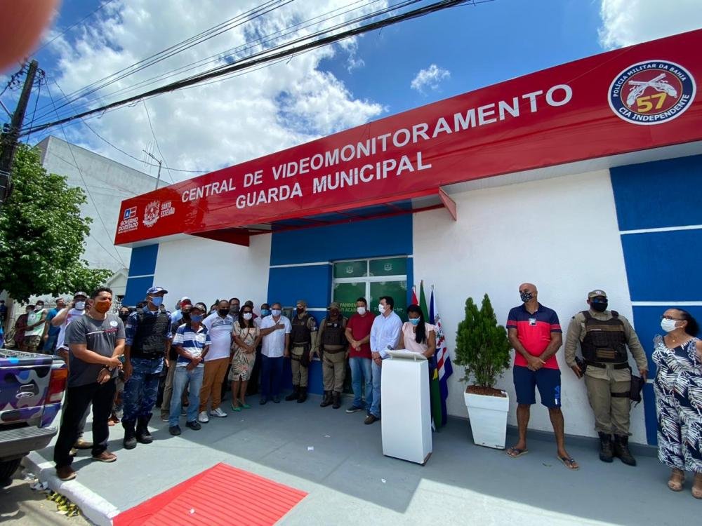 Santo Estevão: Prefeitura inaugura Central de Vídeomonitoramento com 200 câmeras de segurança espalhadas pela cidade