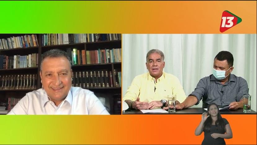 Em live com Zé Neto, Rui firma compromisso de construir nova Policlínica e asfaltamento de vias que dão acesso à Jaguara e Tiquaruçu, em Feira